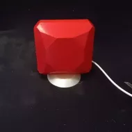 Lampe gemme rouge