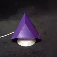 Lampe gemme violette